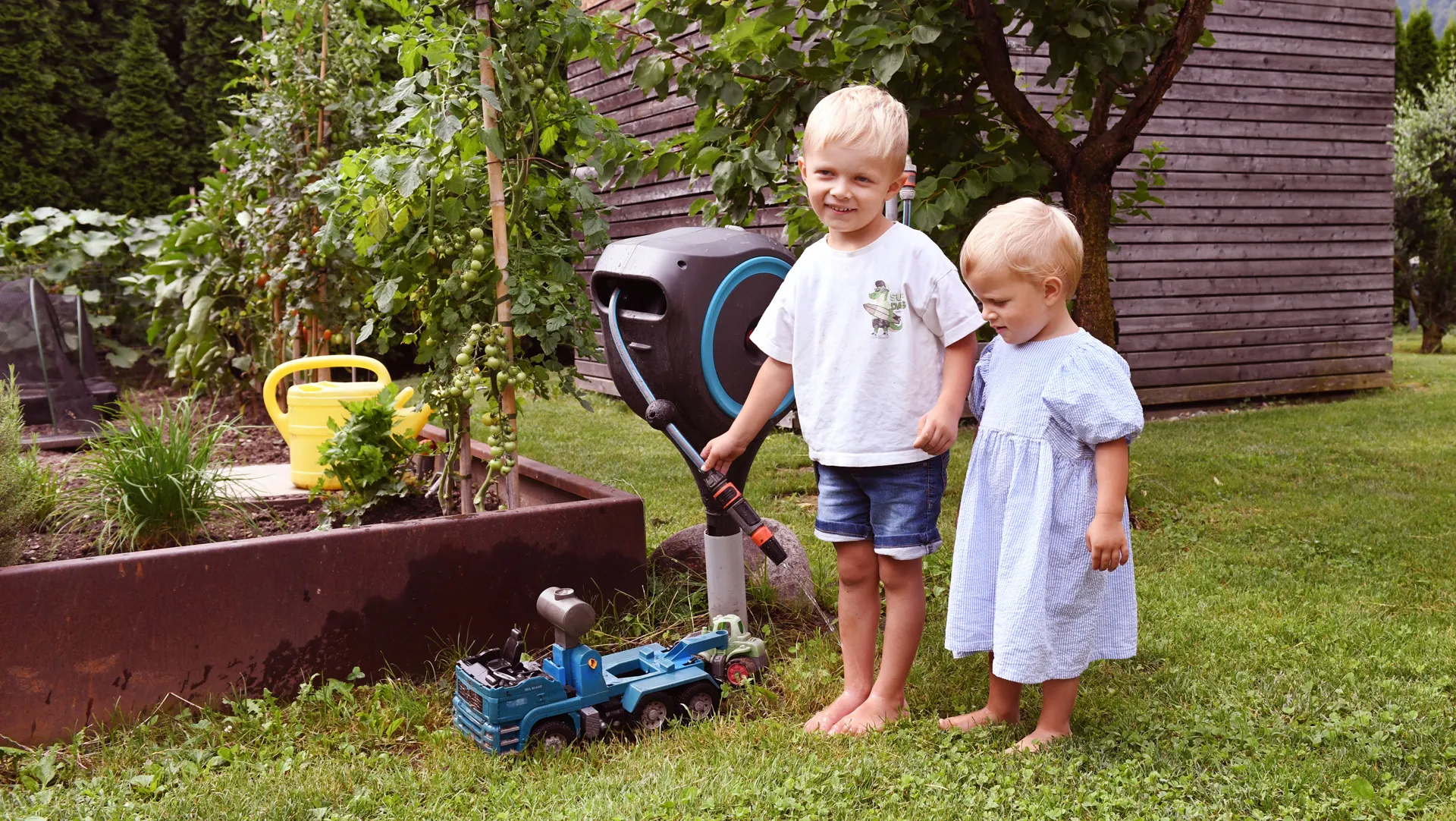 Gli agriturismi promuovono diverse attività per famiglie e bambini, a contatto con la natura e con la cultura altoatesina / Ufficio stampa Gallo Rosso