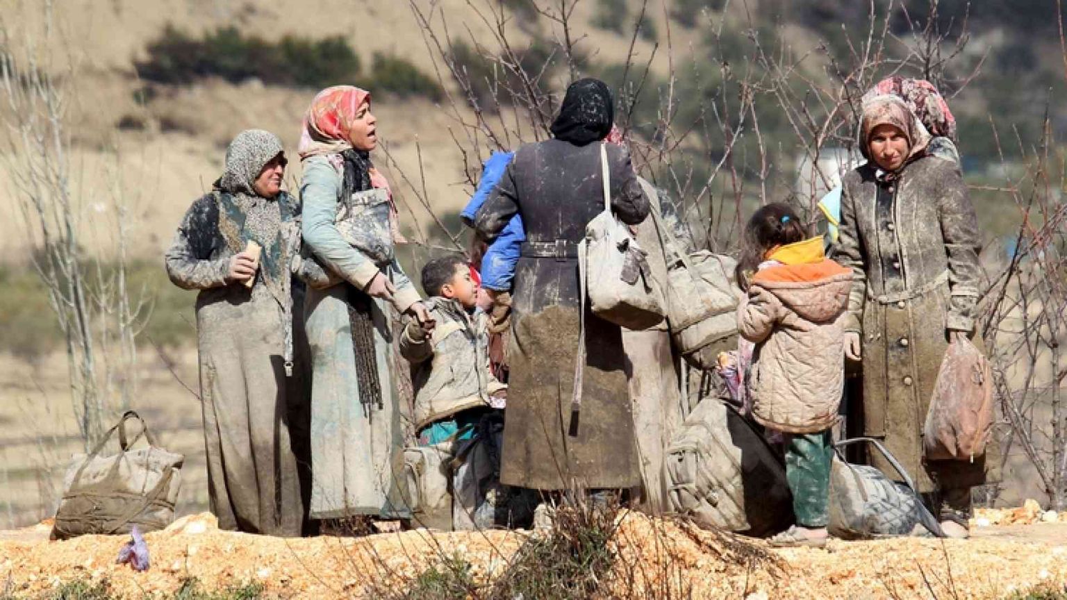 Strage di bambini in fuga dalla guerra