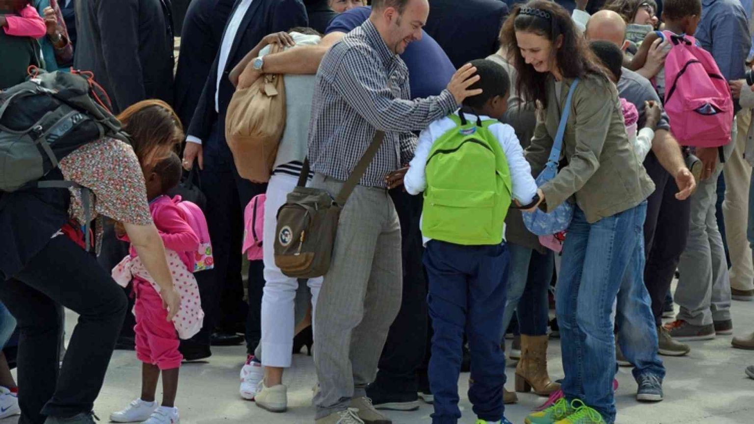 Arrivano 66 bambini «bloccati» in Congo