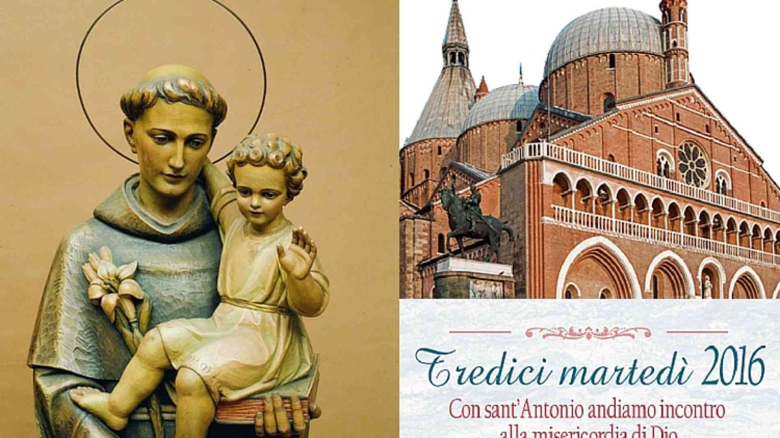 I 13 Martedi con sant'Antonio da Padova