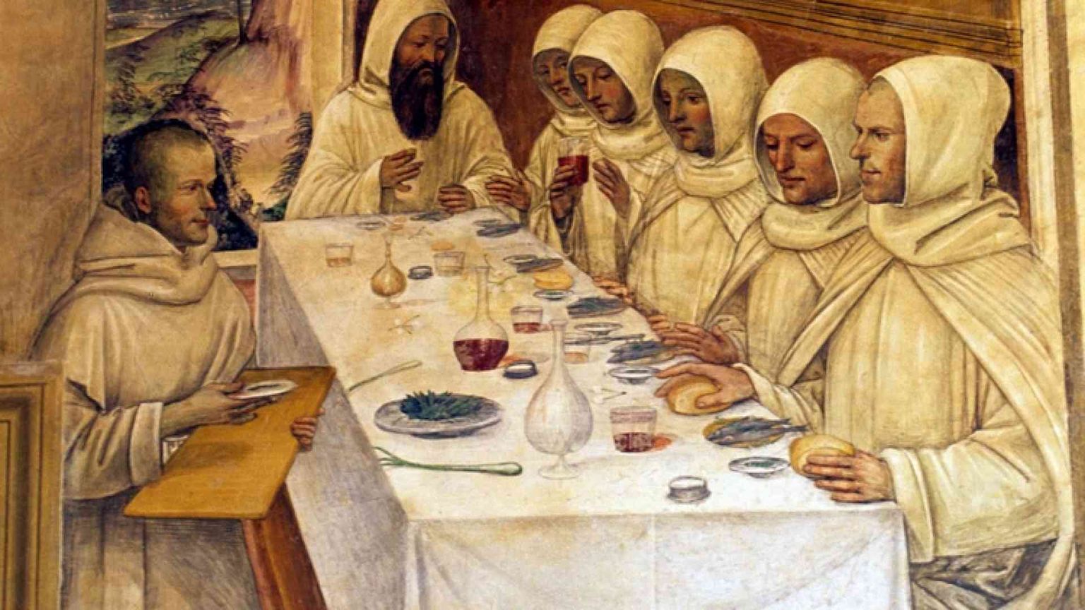 La benedetta tavola dei primi monaci