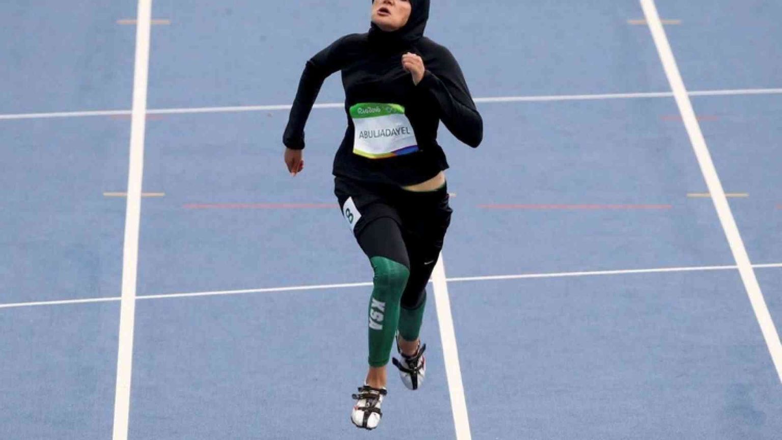 Cento metri di libertà, la saudita Kariman ha già vinto