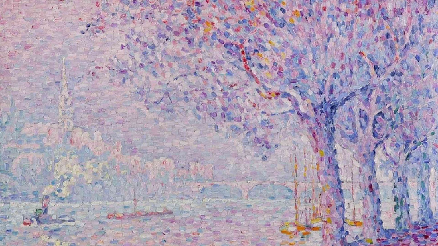 Signac tradito dai riflessi sull’acqua
