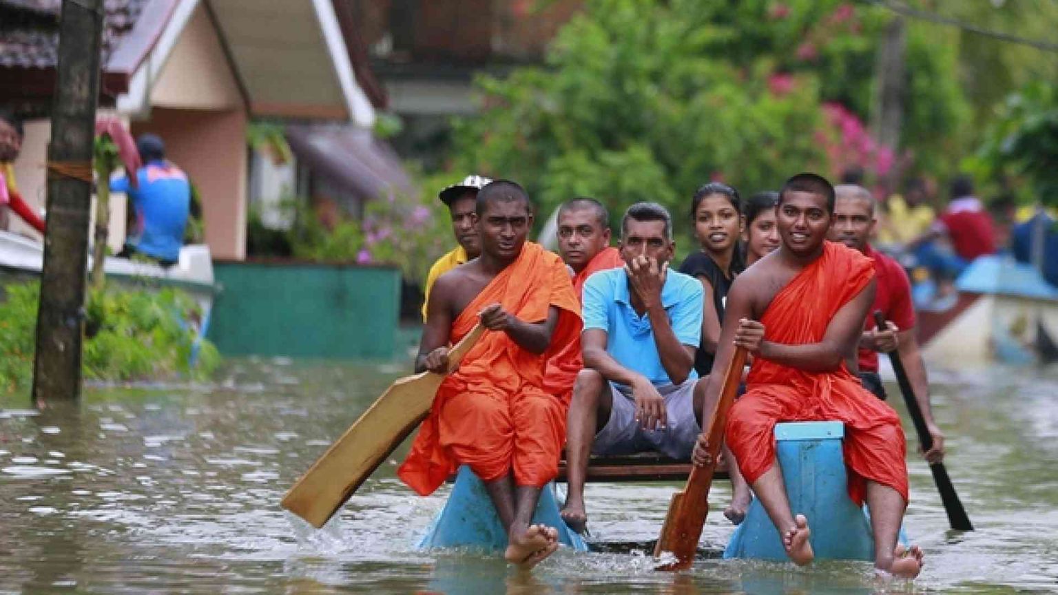 Sri Lanka sott'acqua: 166 le vittime, 102 i dispersi