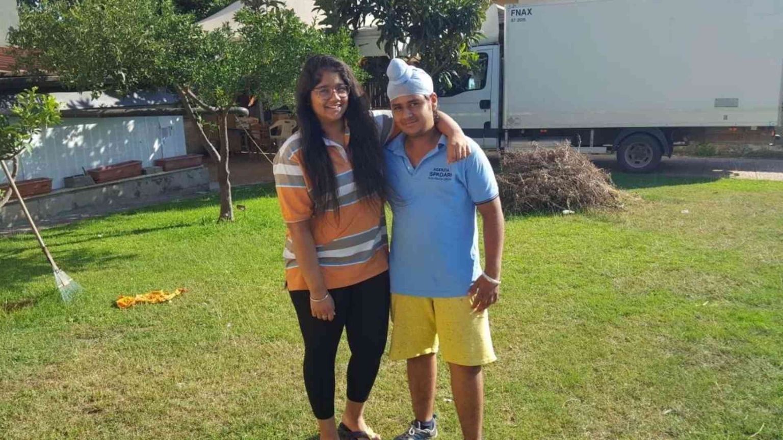 I due indiani Sikh nati e cresciuti nel Lazio