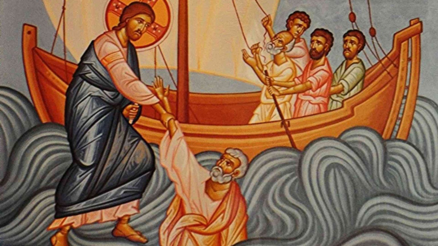 La mano tesa di Dio quando crediamo di affondare