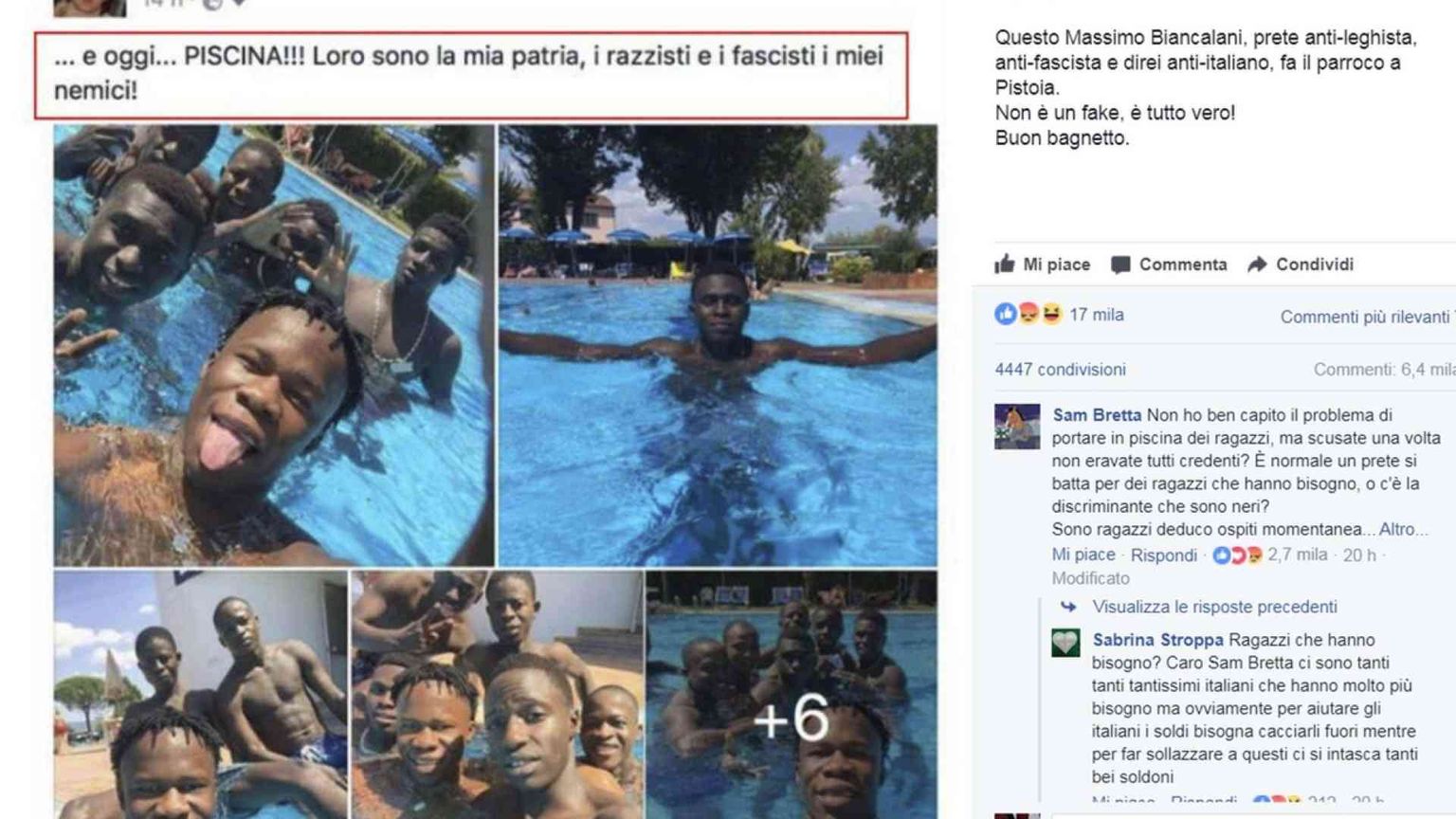 Pistoia, diocesi con il parroco. «Fuori la politica dalla Messa»