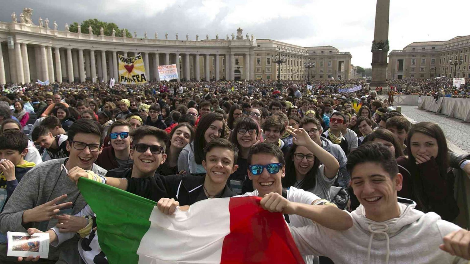 Il Papa chiama i giovani italiani rispondono
