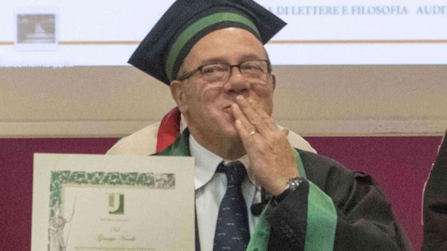 A Verdone il dottorato honoris causa: «Il cinema sarà multietnico»