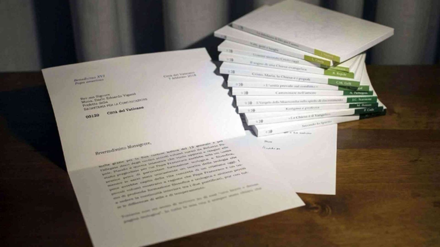 La lettera di Ratzinger, ecco l'originale