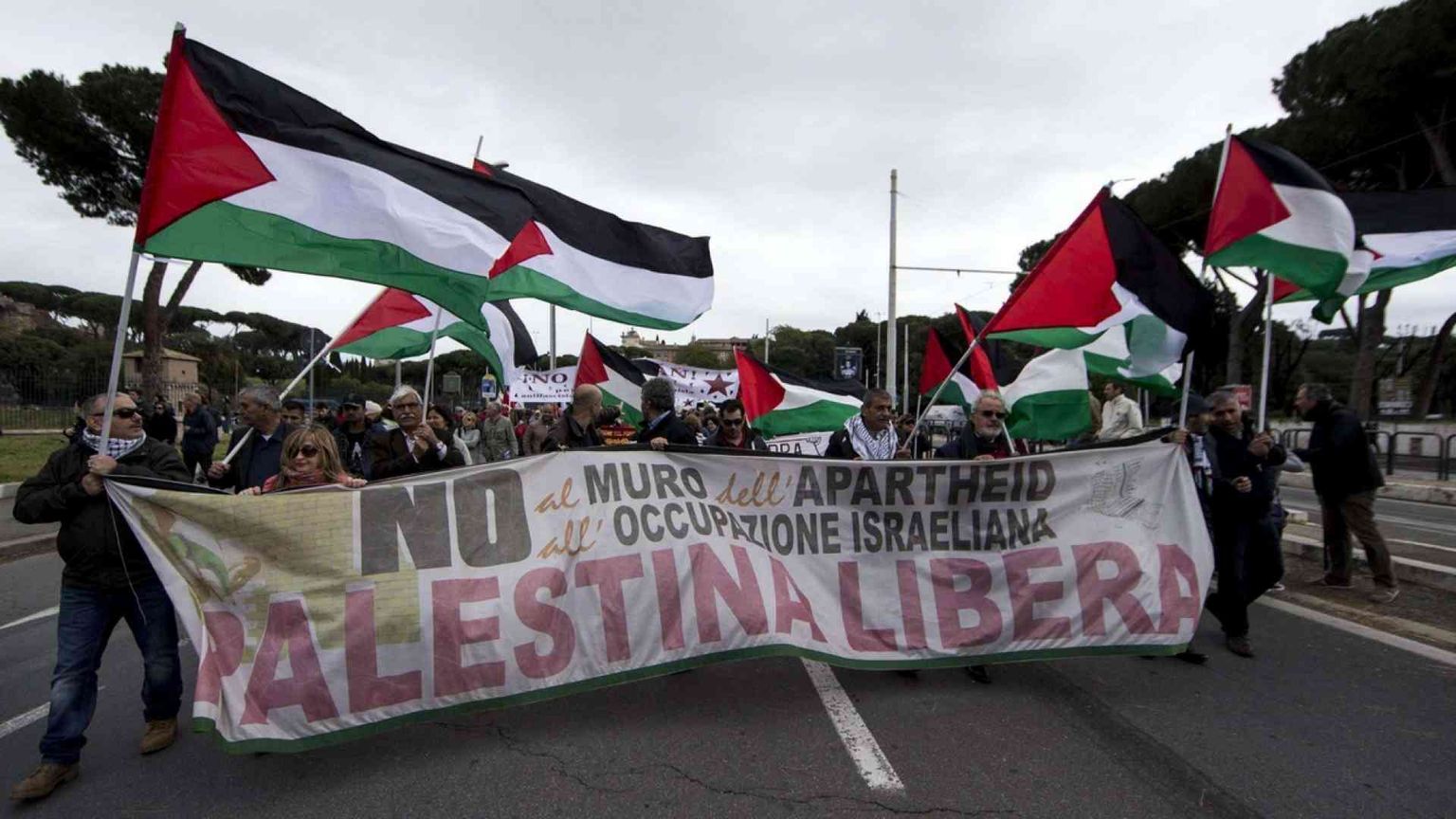 La Comunità ebraica diserta il corteo per presenza palestinesi