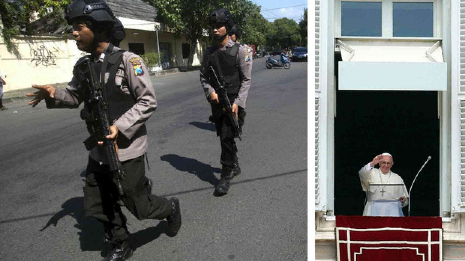 Intere famiglie kamikaze: attacchi a chiese e polizia. La preghiera del Papa