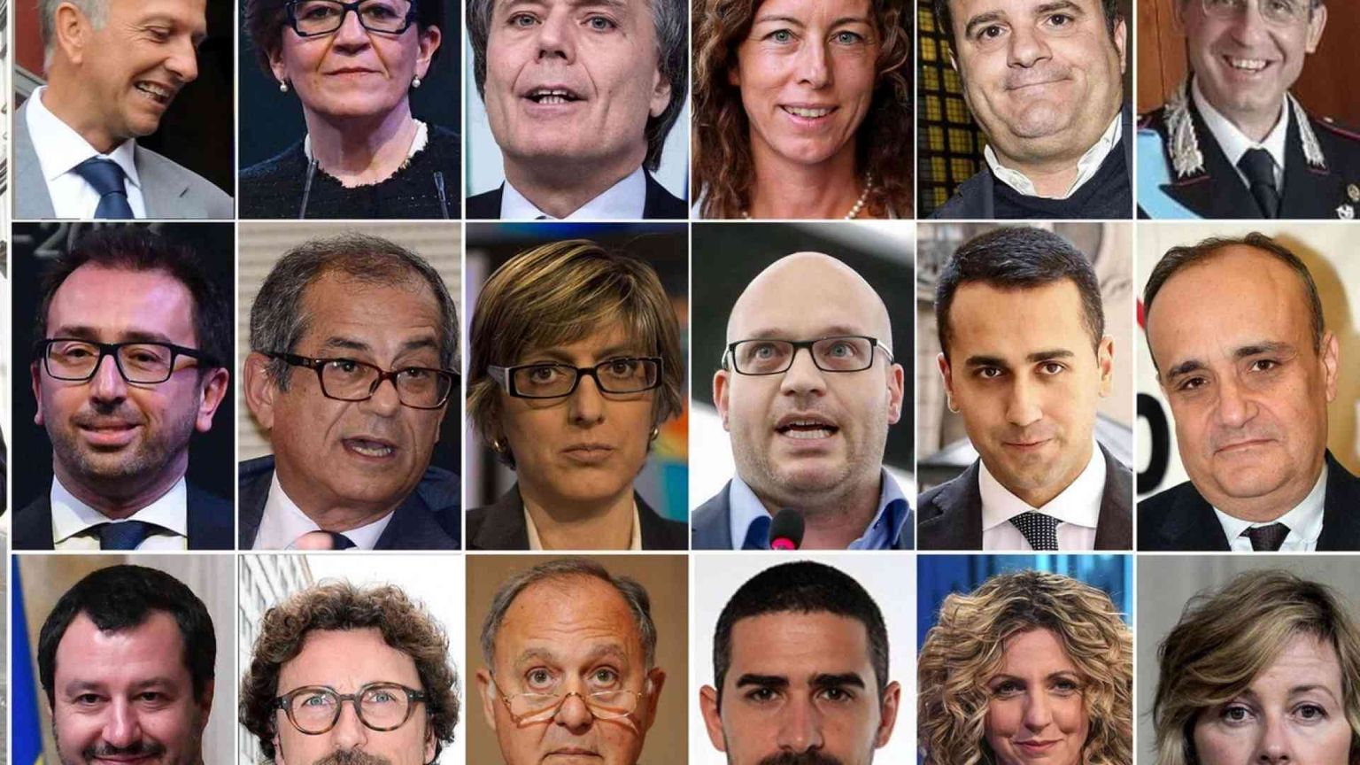 Ecco chi sono i 18 ministri (solo 5 donne)