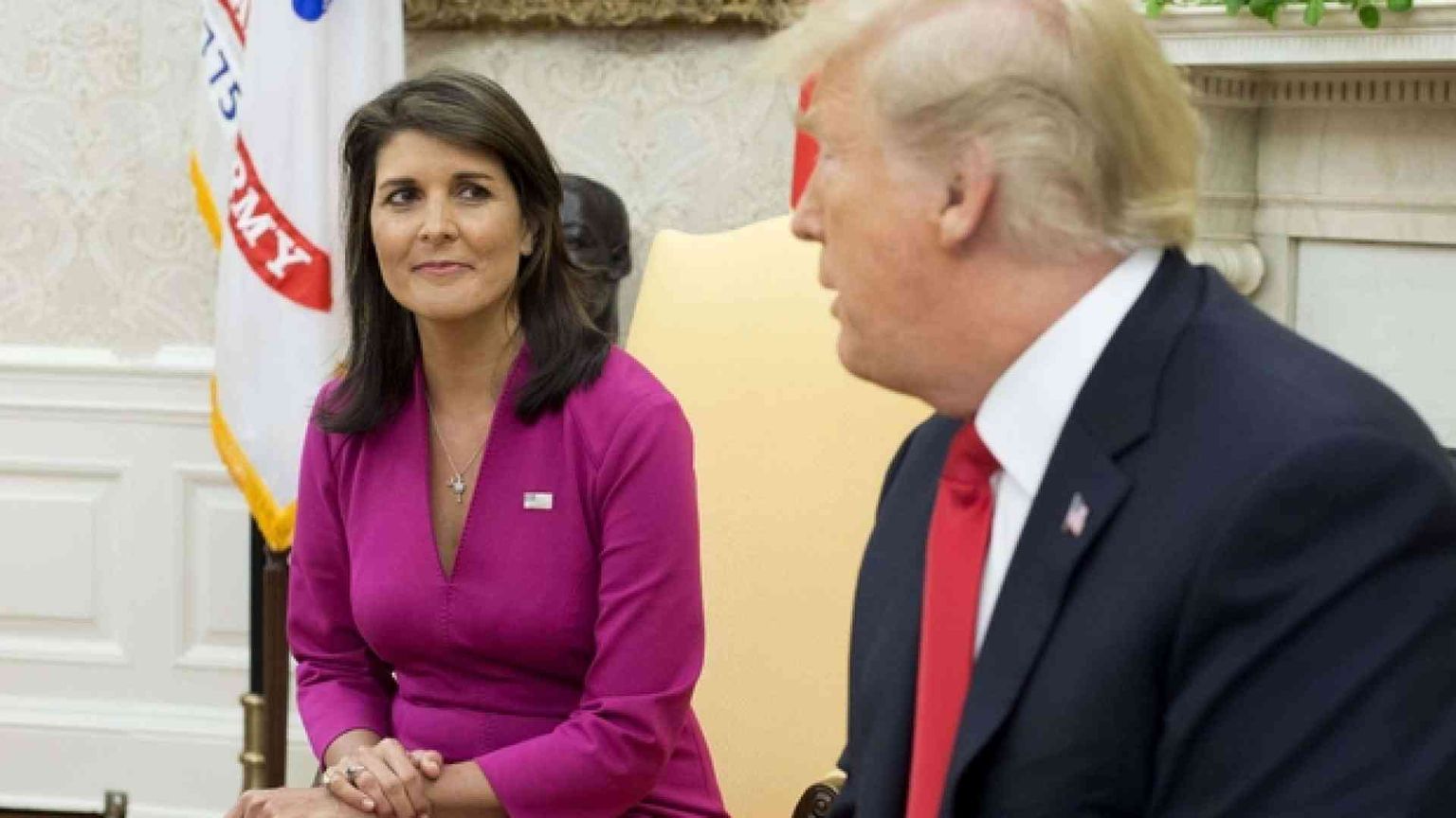 Haley saluta Trump e si dimette da ambasciatrice all'Onu