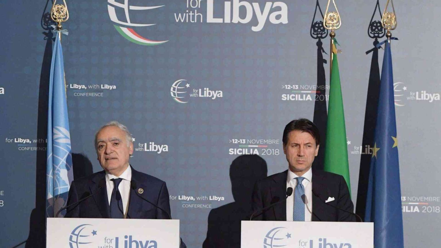 Conte e Salamé: passi avanti per la stabilità della Libia