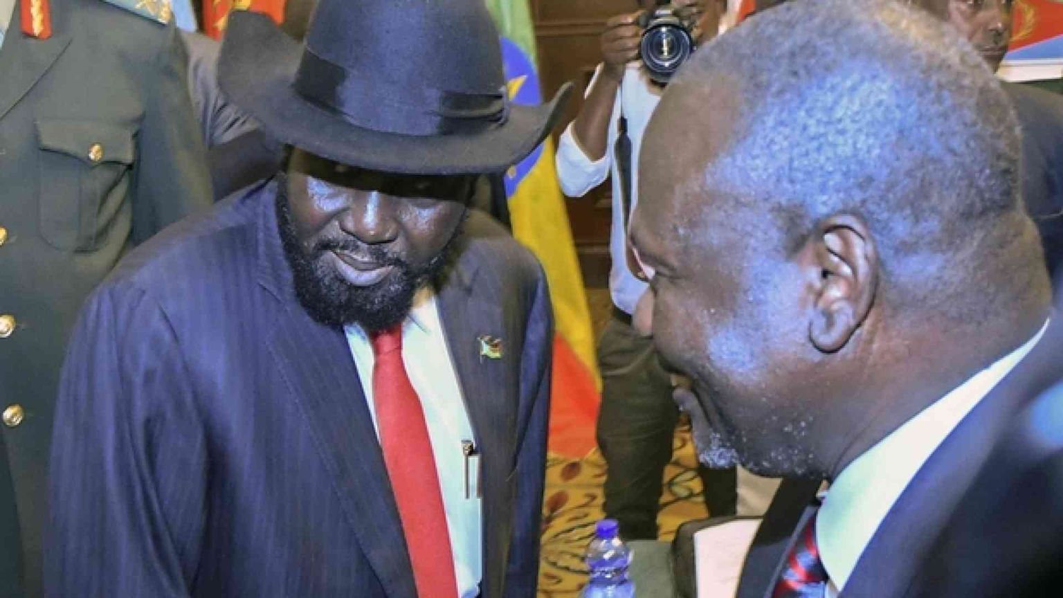 Insieme dal Papa i due ex «nemici» del Sud Sudan, Kiir e Machar