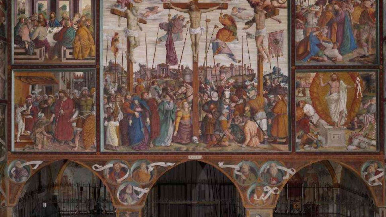 L'affresco a Caravaggio salvato da un antibiotico