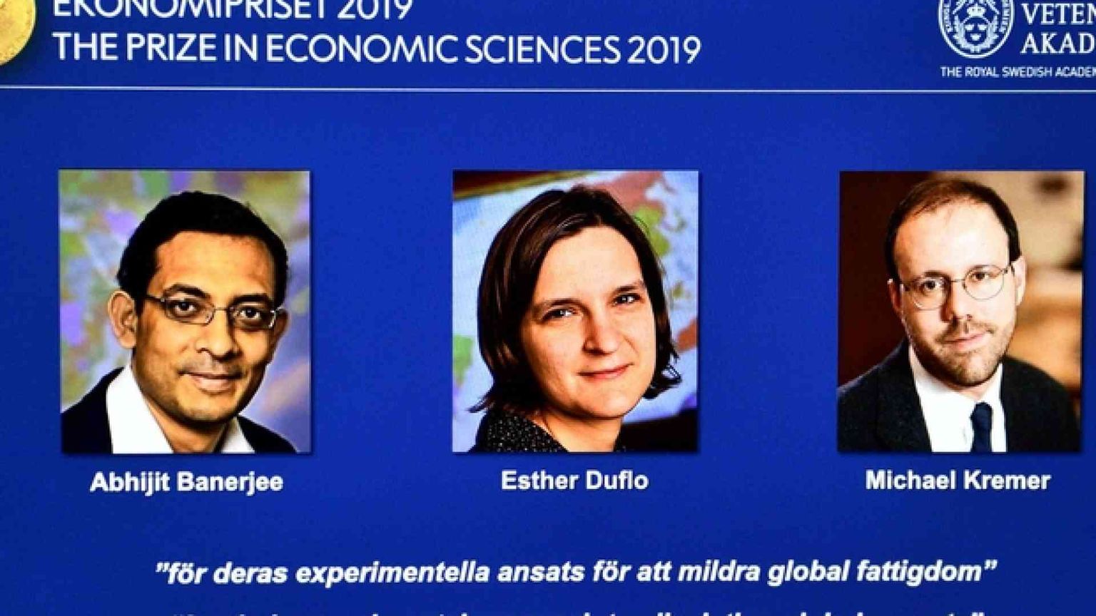 Nobel a tre economisti per ricerche sulla lotta alla povertà globale