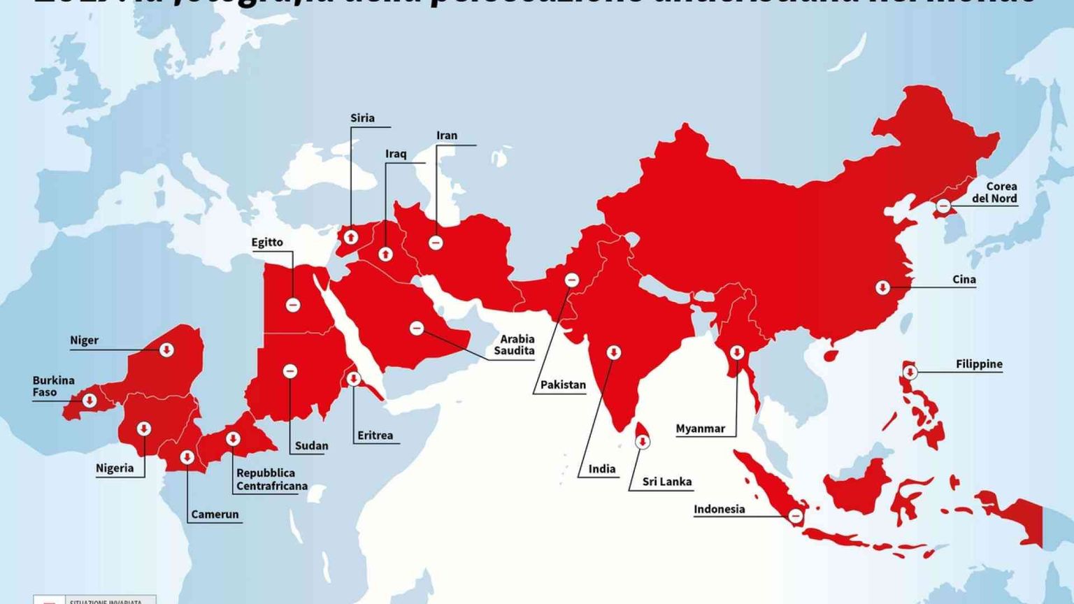 Perseguitati 300 milioni di cristiani. Africa a rischio