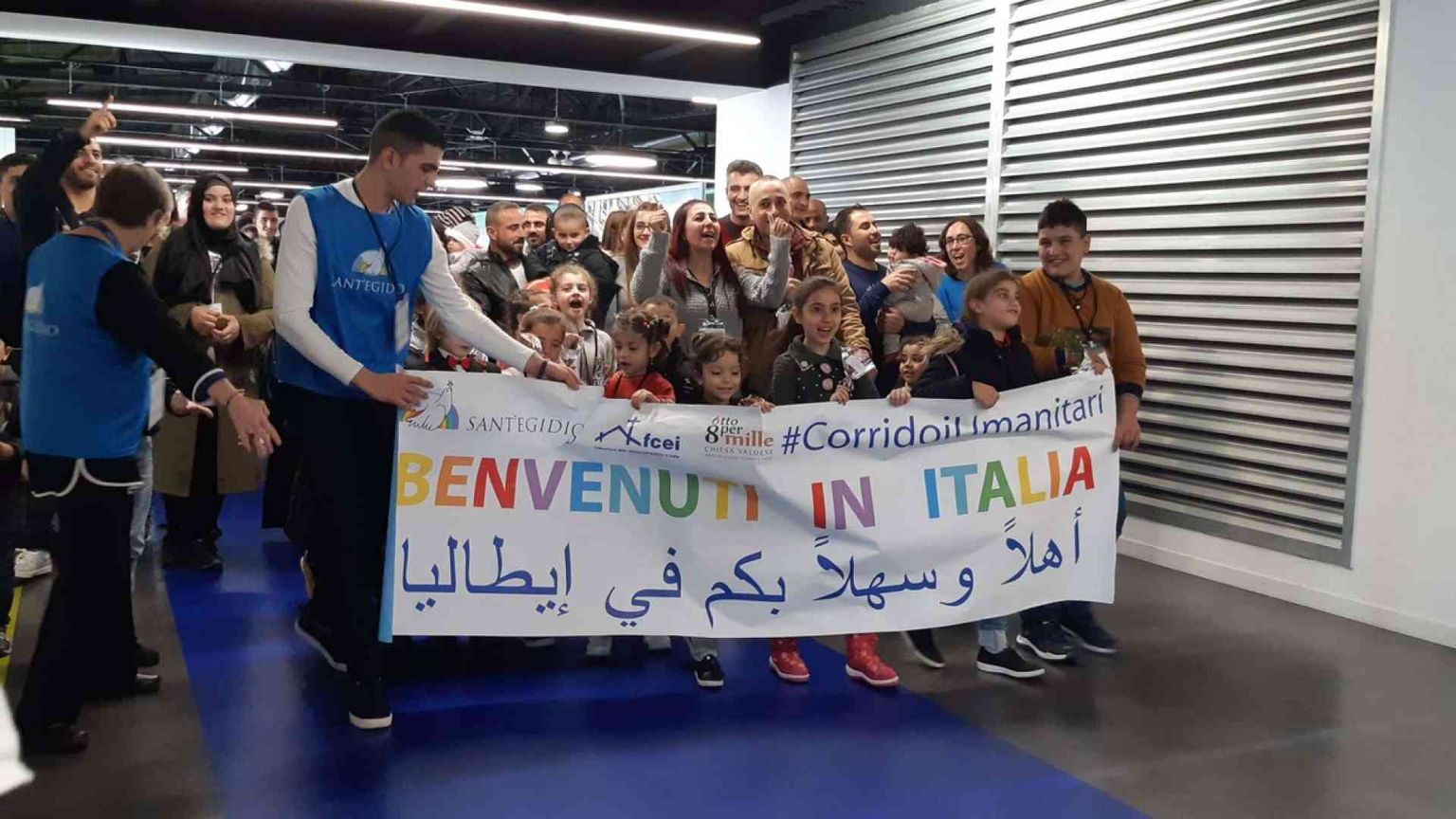 Dal caos libanese 113 profughi siriani al sicuro in Italia