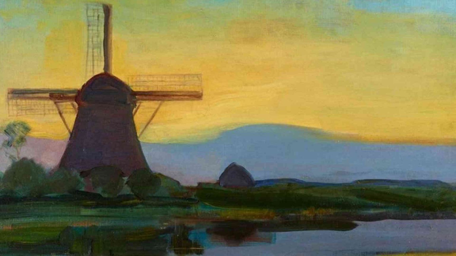 Mondrian prima dell'astrazione, cioè figurativo