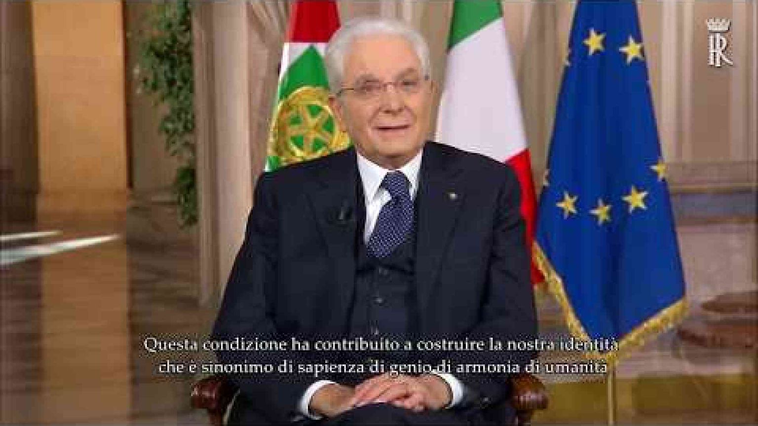 Mattarella: «L'Italia ritrovi fiducia, dare spazio a giovani»