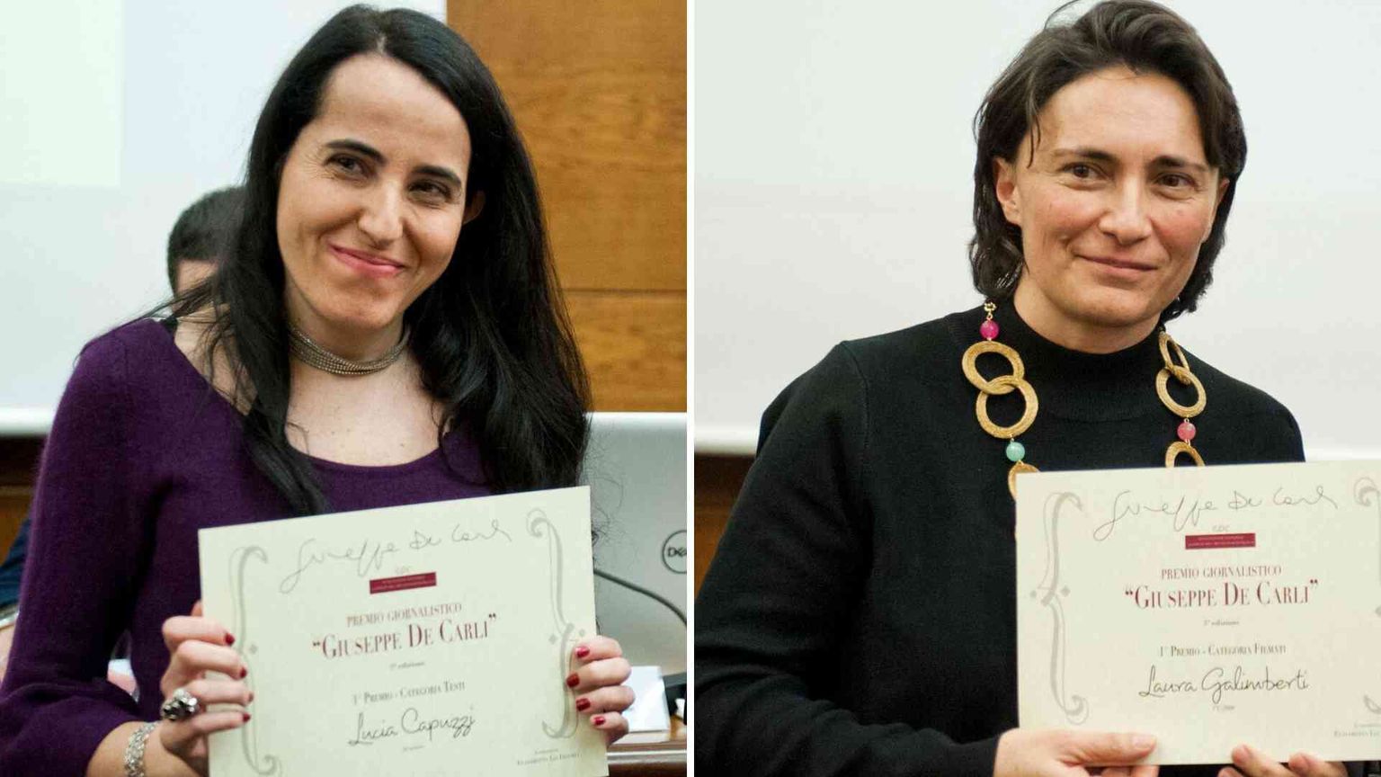 Premio "De Carli" a Capuzzi e Galimberti