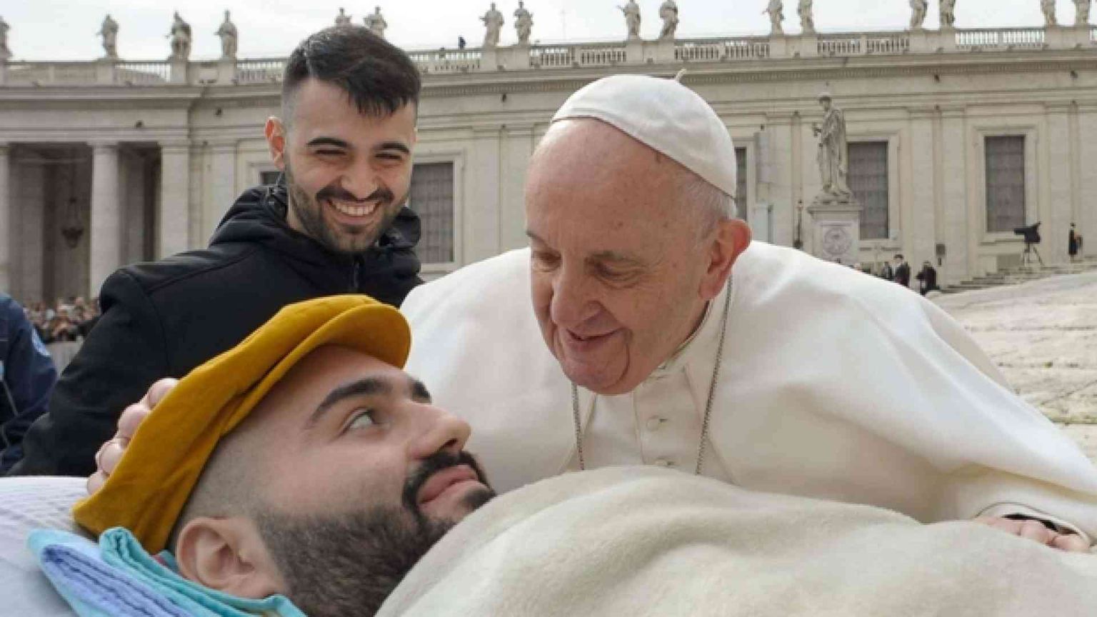 Paolo Palumbo incontra il Papa: «Impossibile descrivere la gioia»