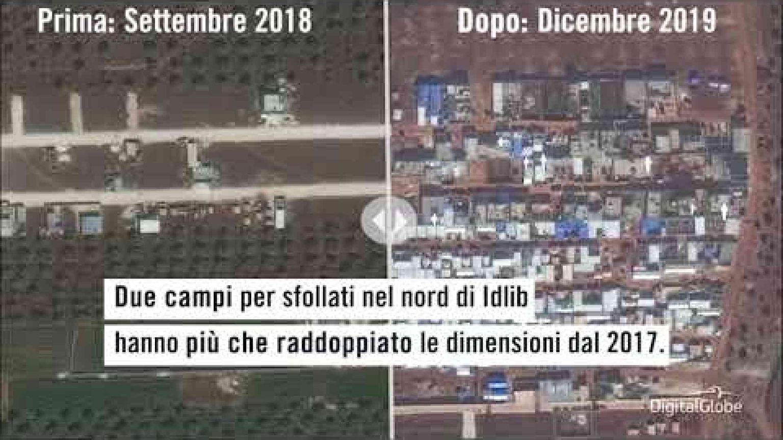 A Idlib la crisi umanitaria dei bambini: i campi profughi prima e dopo