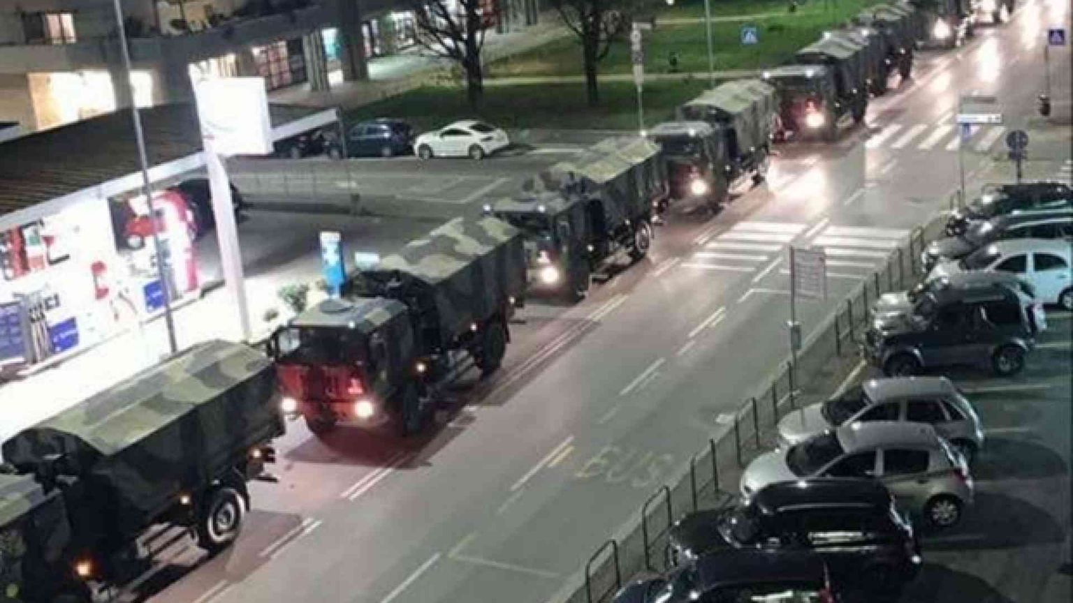 Le bare sui camion militari, Bergamo sotto choc