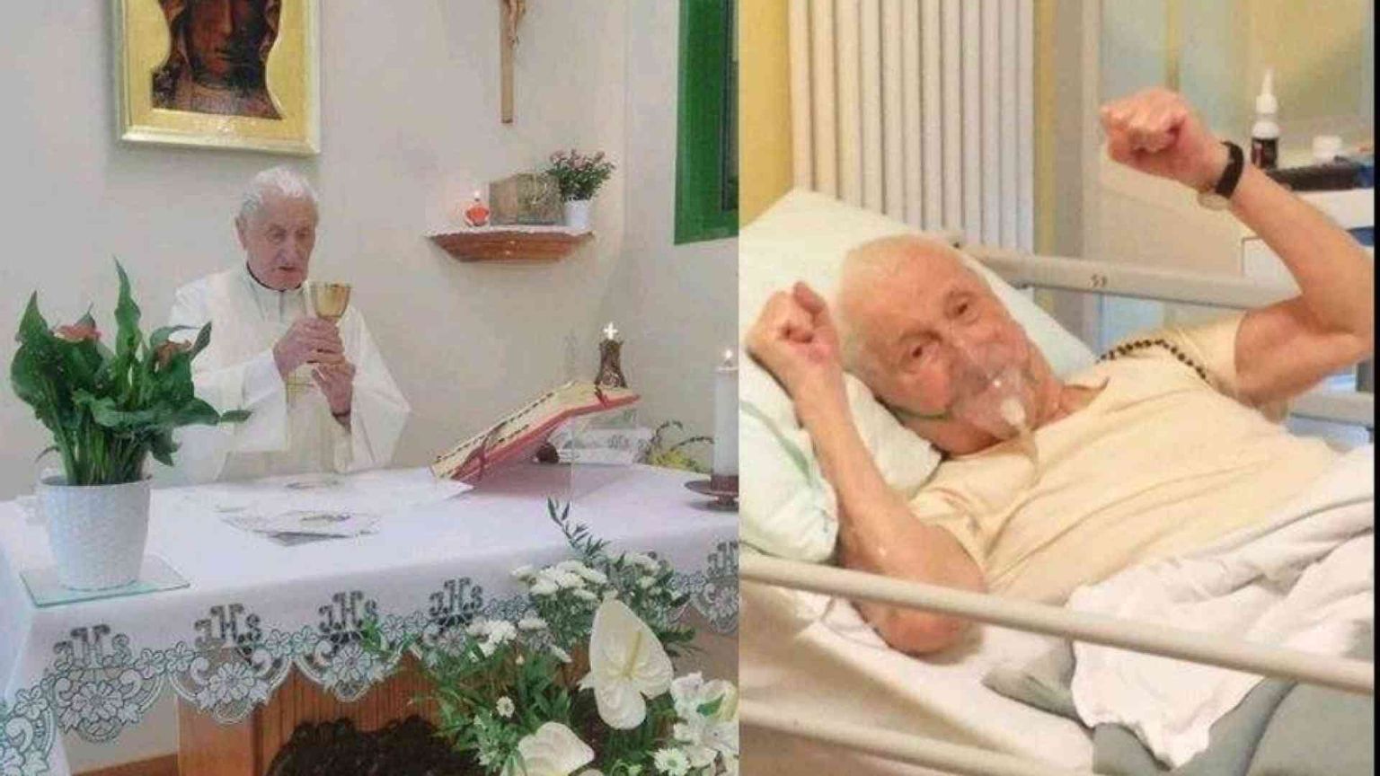 "Non abbiate paura", a 95 anni addio al don col Rosario sulla spalla