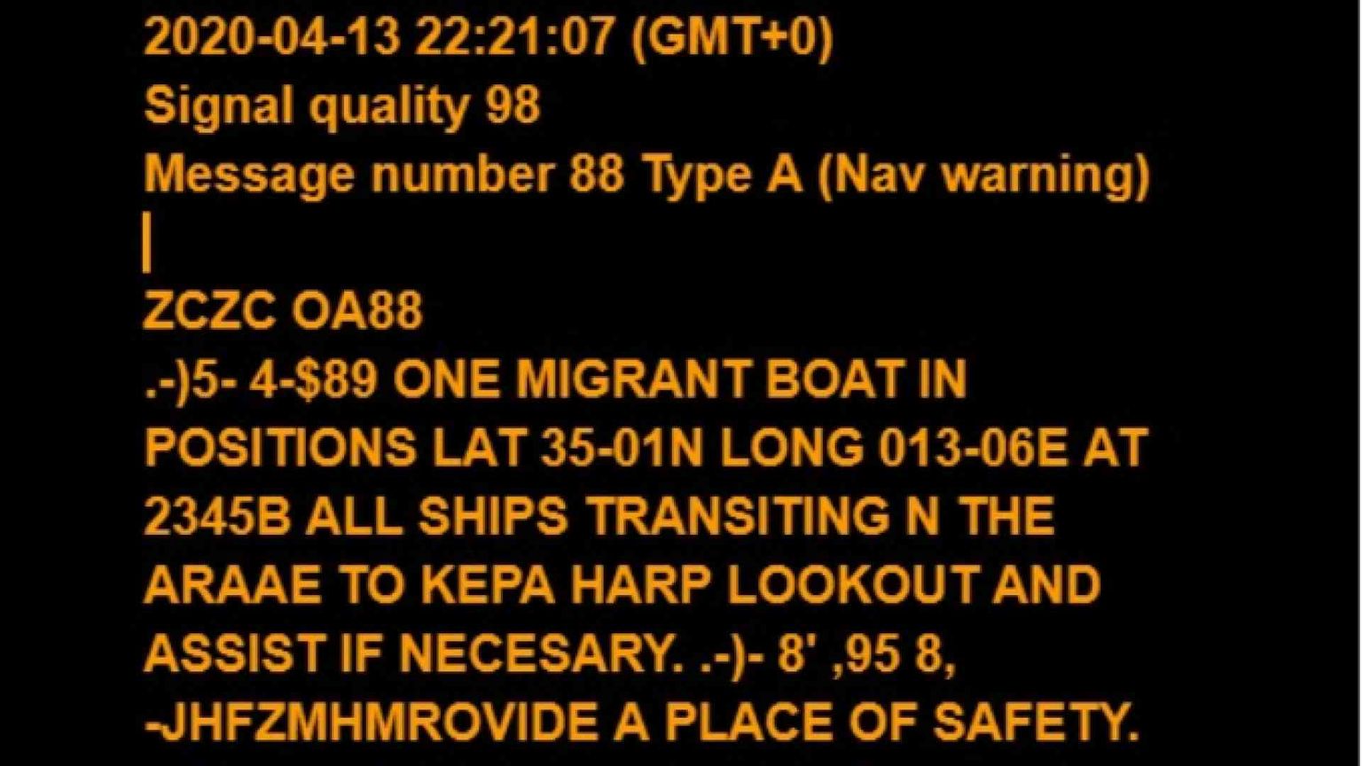 Avvistato il gommone disperso con 55 persone. Ancora nessun intervento