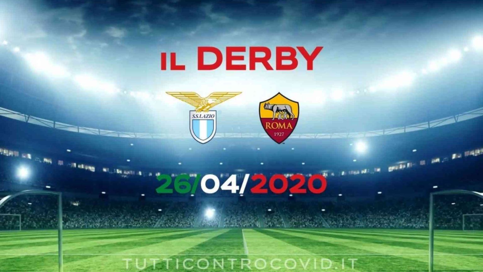 Lazio-Roma, il derby diventa virtuale per la solidarietà