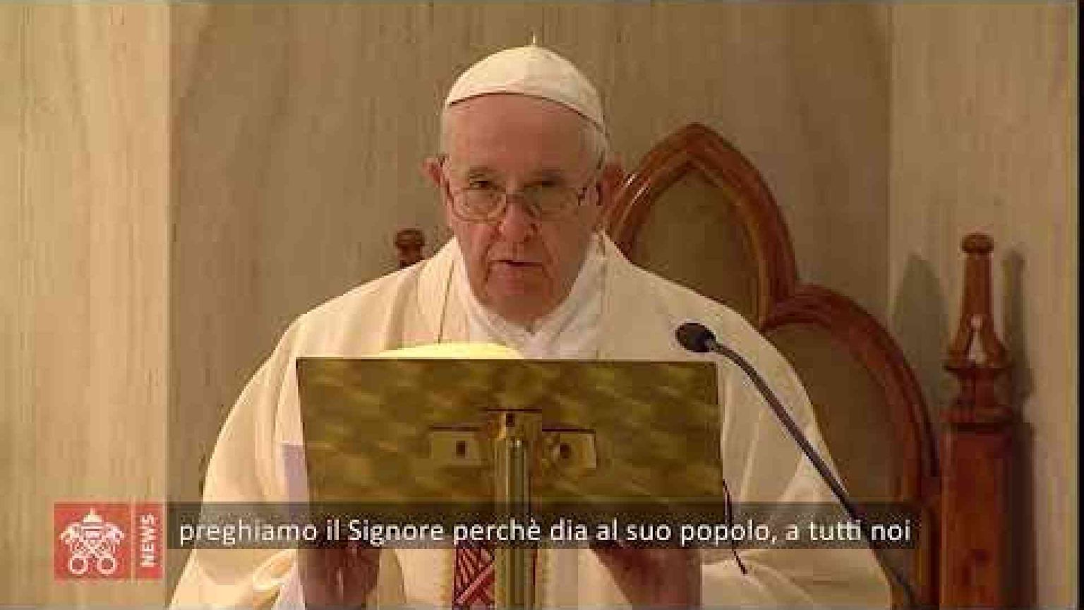 Il Papa: il Signore dia prudenza al suo popolo di fronte alla pandemia