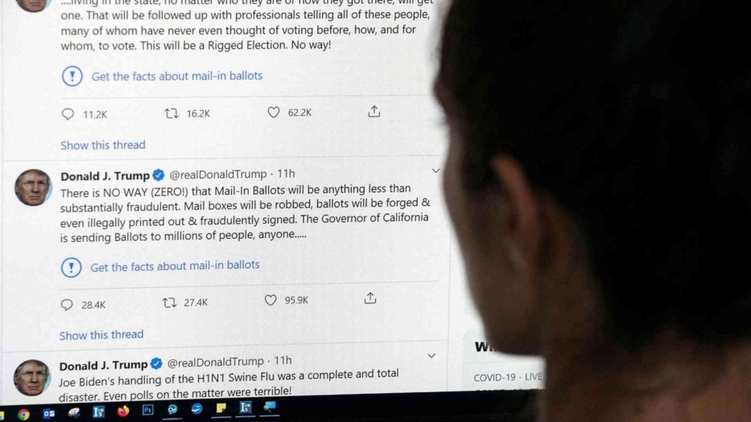 Twitter "censura" Trump: fake news. E il presidente: chiudo i social