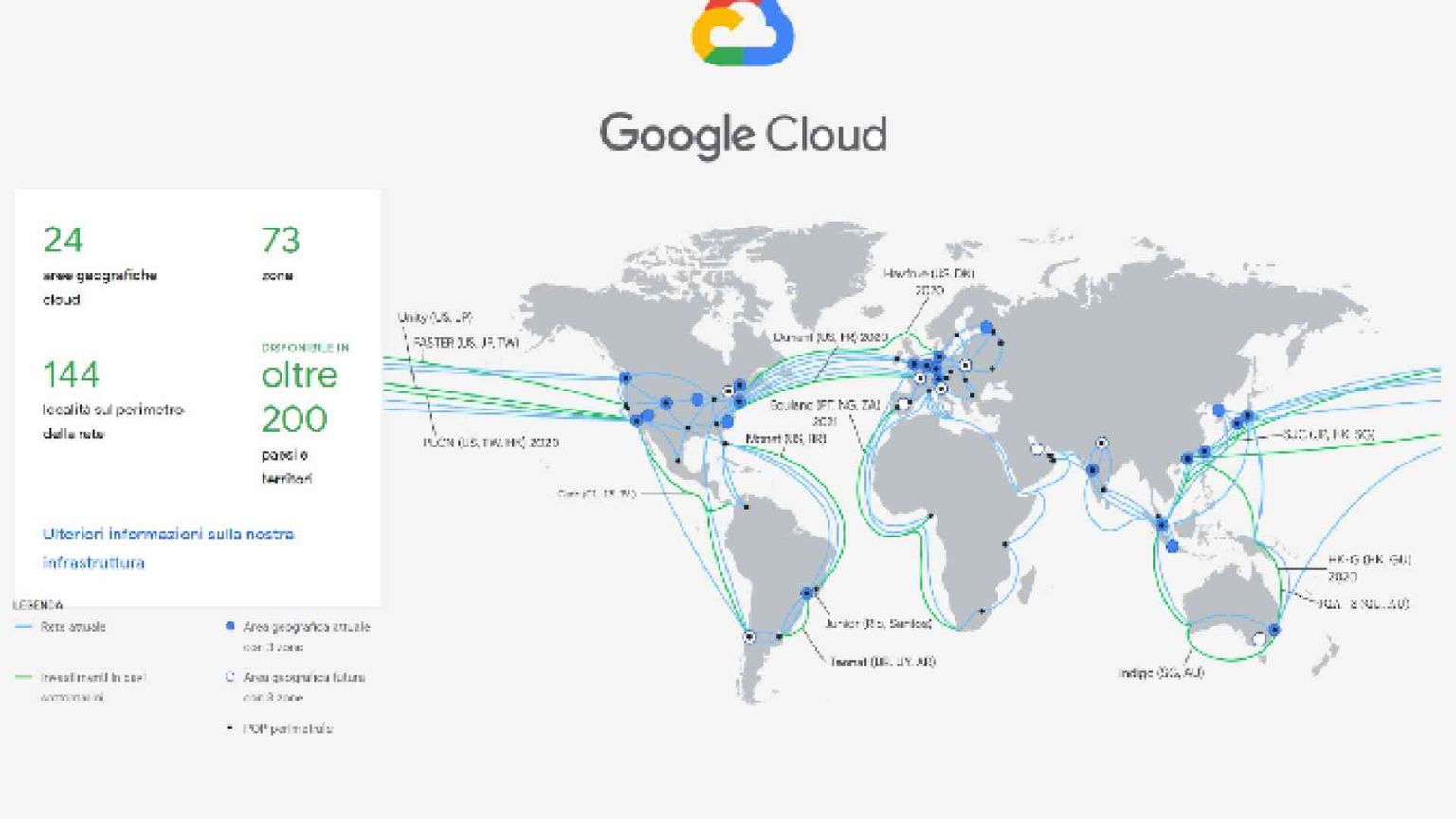 Perché Google investe sul "cloud" italiano