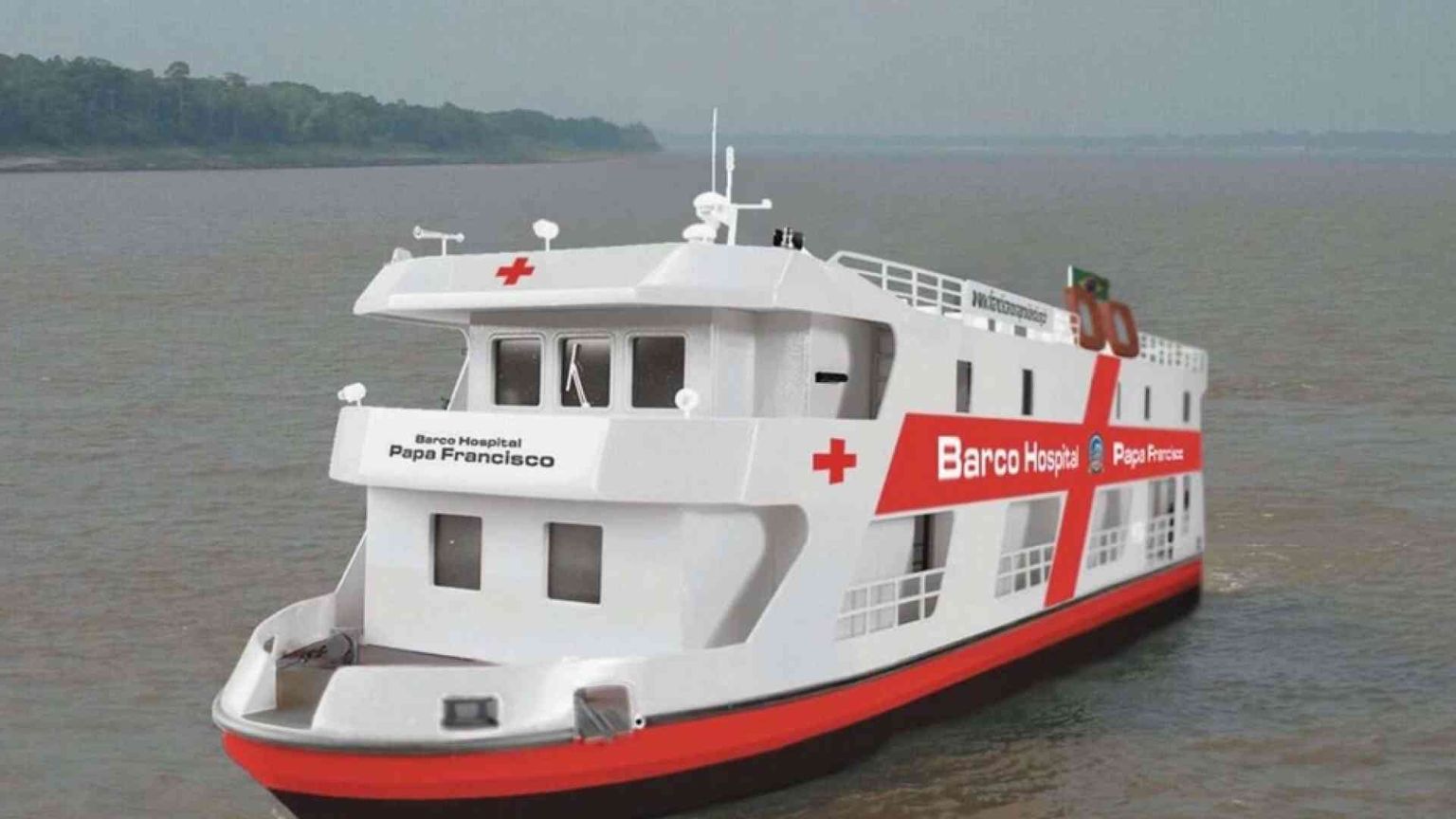 La nave ospedale "Papa Francesco" porta cure e medicine sul Rio delle Amazzoni