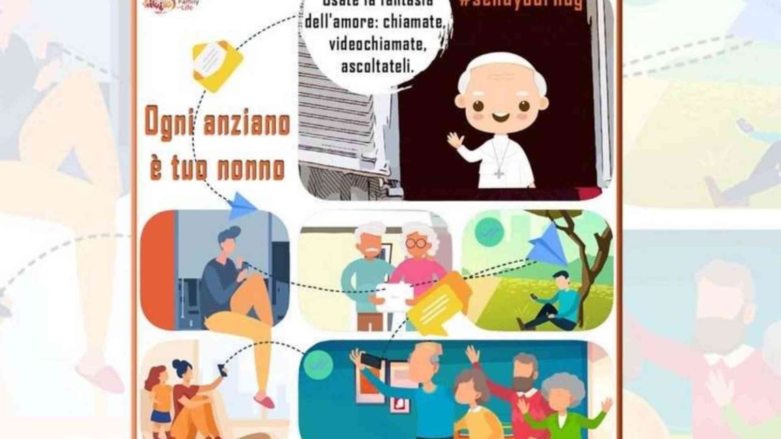Il Vaticano lancia la campagna «Ogni anziano è tuo nonno»
