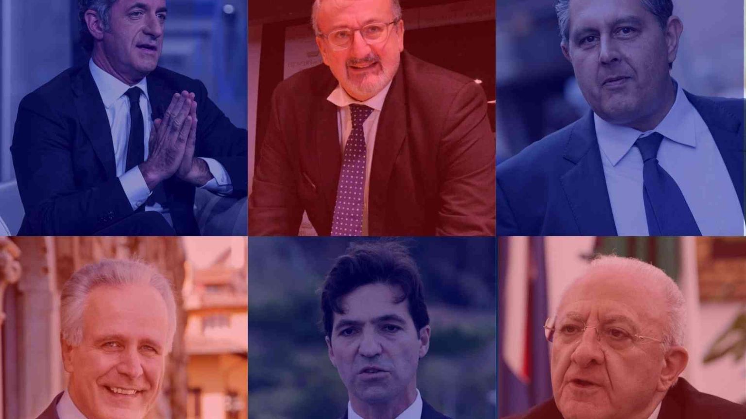 Toscana a sinistra, Marche a destra. Confermati De Luca, Zaia, Emiliano e Toti