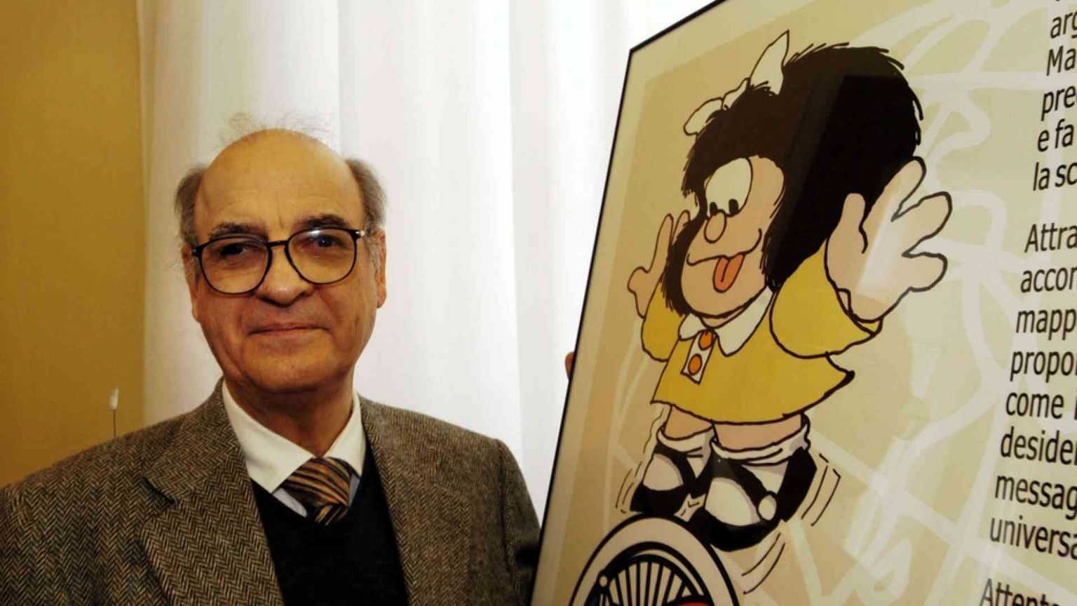 Addio a Quino, l’inventore di Mafalda bambina terribile