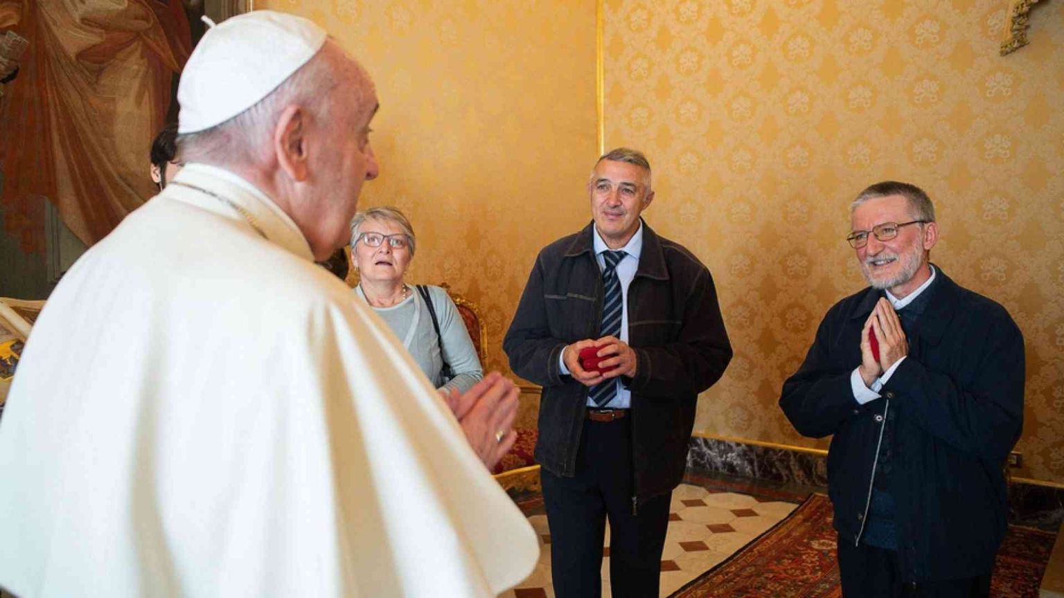 Il Papa incontra padre Maccalli, il missionario sequestrato in Niger