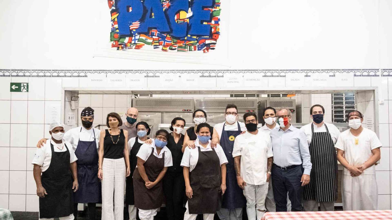 Una cena italiana per gli ospiti dell'Arsenale di San Paolo