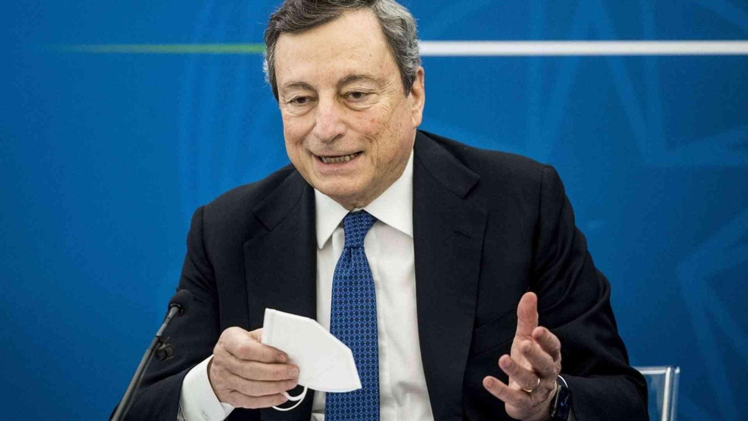 Draghi: assegno unico dal 1° luglio, 250 euro al mese
