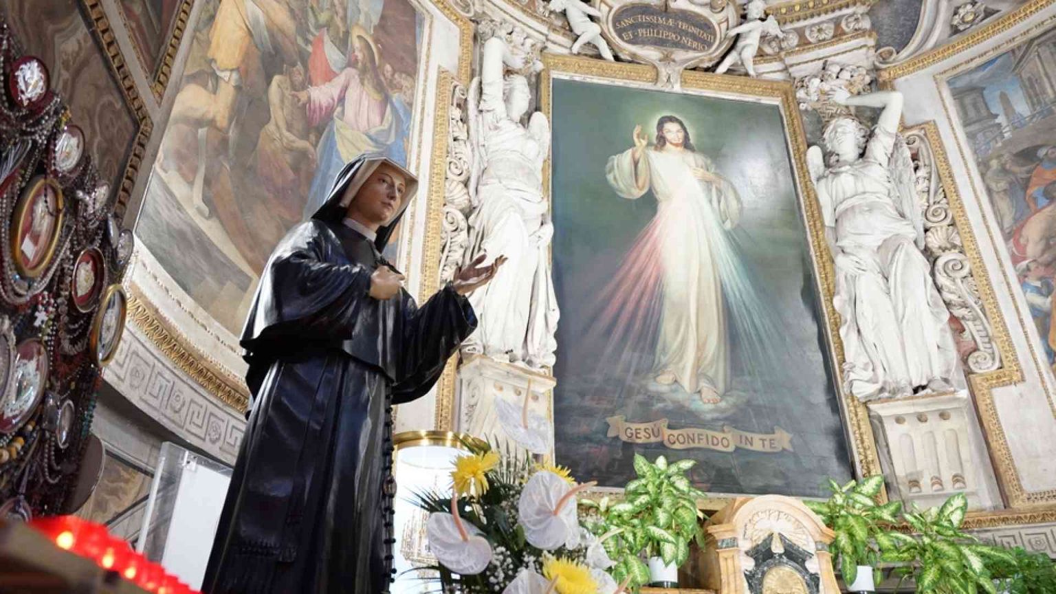 Il Papa celebra la Festa della Divina Misericordia a Santo Spirito in Sassia