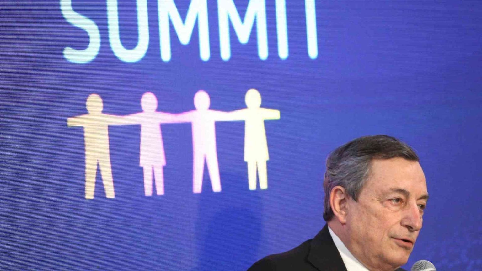 Draghi: troppe disuguaglianze, non lasciare nessuno indietro