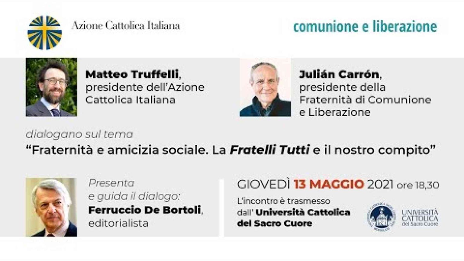 Fraternità e amicizia sociale. Storico confronto fra Ac e Cl