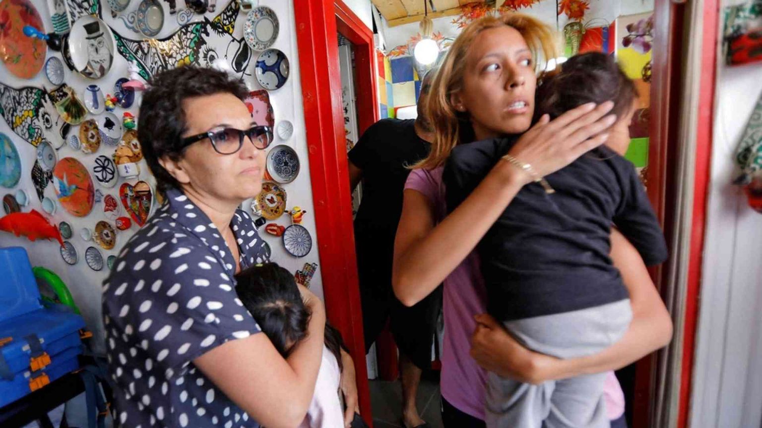 La lunga notte nei rifugi con i bambini