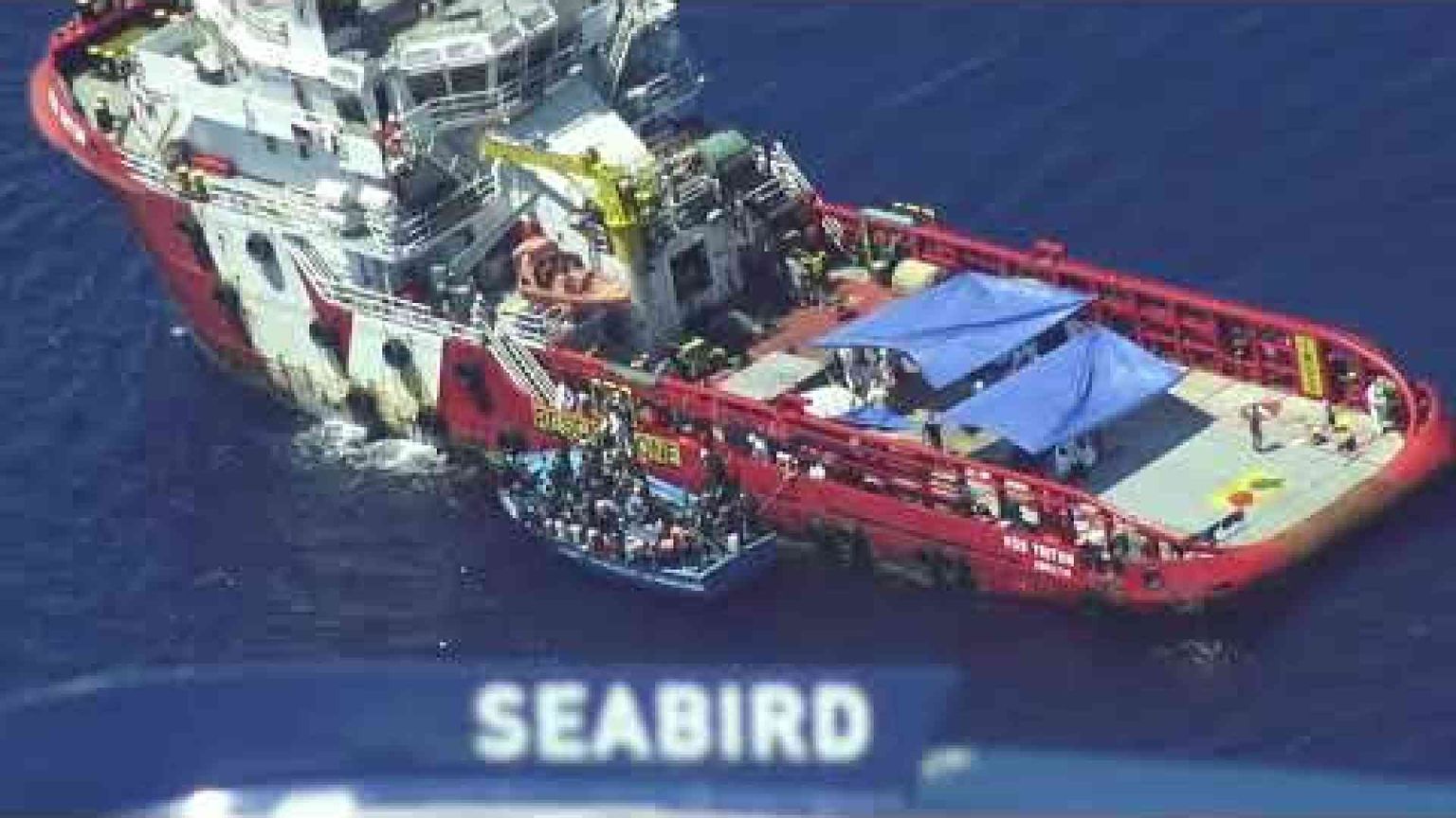 Nuovi esposti contro i respingimenti. Le immagini della cattura in mare