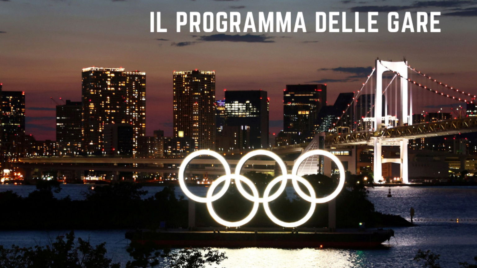 Il programma di oggi