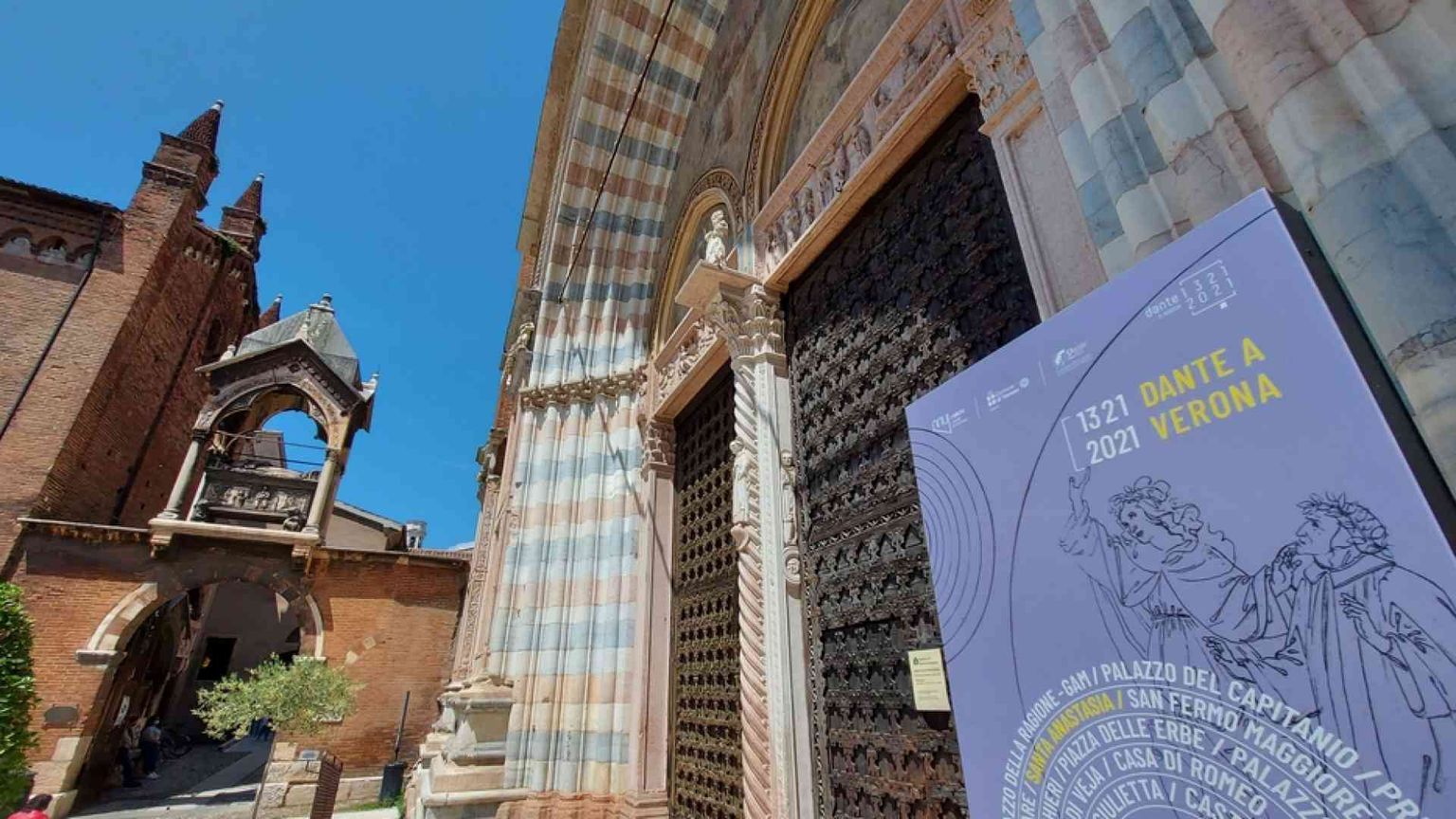 Nelle chiese di Verona la fede (e la poesia) di Dante Alighieri